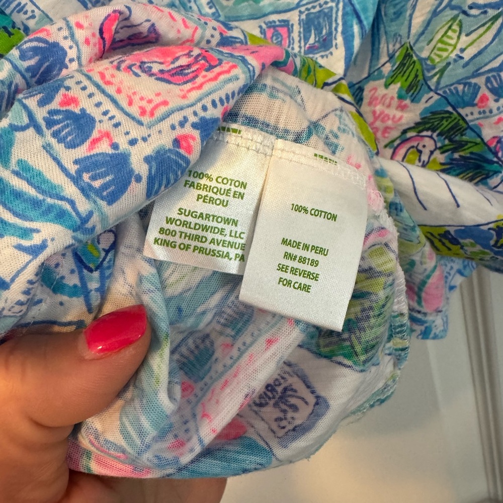 Lilly Pulitzer Etta Wish You Were Here Medium - Picture 6 of 7